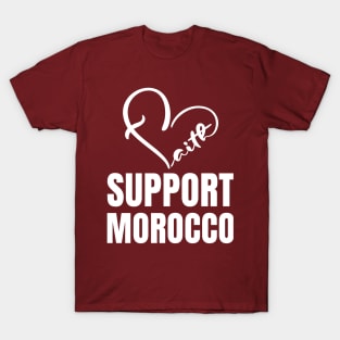 Support Morocco in faith T-Shirt